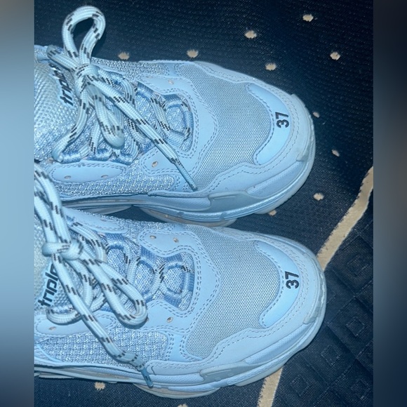 Balenciaga Triple S Sneakers - Light Blue - Picture 2 of 7